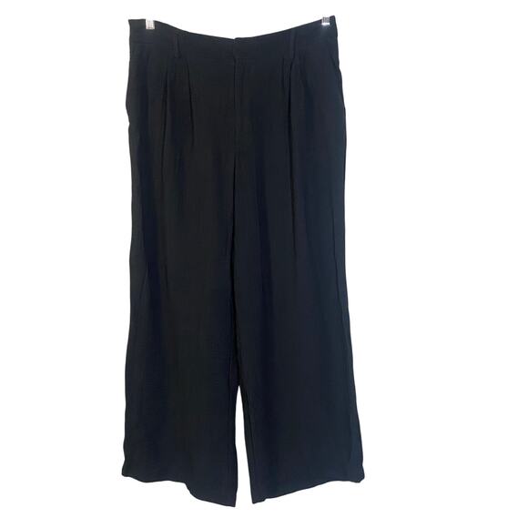 A New Day Wide Leg Lightweight Gaucho Pant Rayon Blend Summer High Waisted Sz 14 - Picture 1 of 9